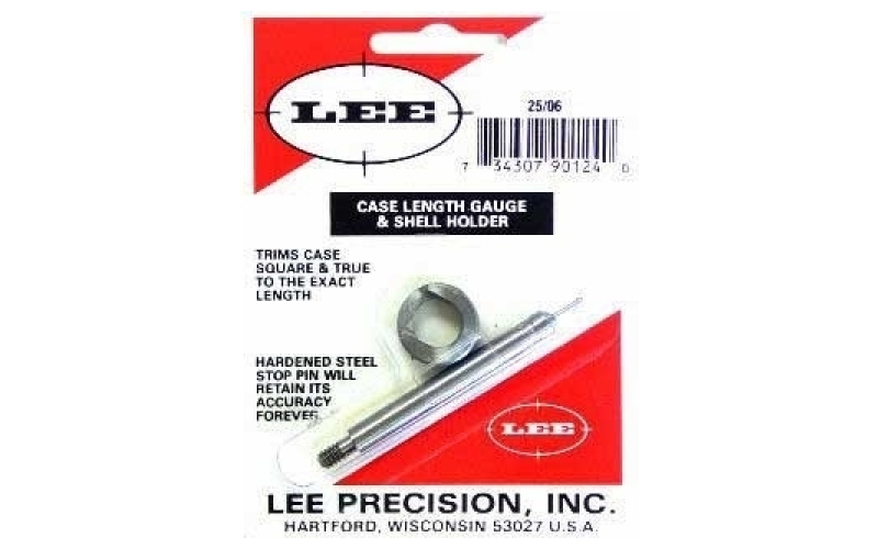 Lee Precision Lee length gauge/ shellholder, 25/06